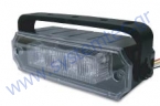  Φωτιστικό σώμα LED τύπου JLD515-04R Κόκκινο για Αυτοκίνητο ή Μοτοσυκλέτα 