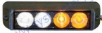  Φωτιστικό σώμα LED τύπου SLED04B-YW 12V Πορτοκαλί και Λευκό για Αυτοκίνητο ή Μοτοσυκλέτα 