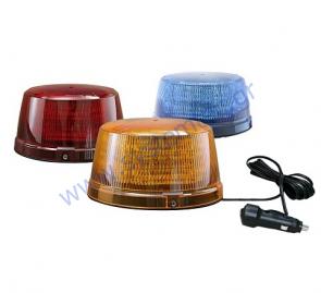  LED Signal B19 Amber Permanent Mount - Φάρος LED Πορτοκαλί Σταθερής Τοποθέτησης με 36 LED λυχνίες - Πιστοποίηση ECER65 