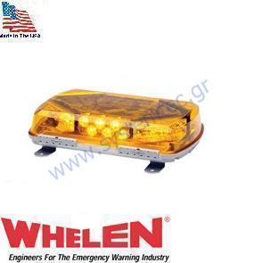  WHELEN Century MC11P - Για Σταθερή Εξωτερική Τοποθέτηση Mίνι Μπάρα Φωτισμού LED - Έξι (6) Φωτιστικά Σώματα LED - 17 Συχνότητες Αναλαμπών -Made in USA 