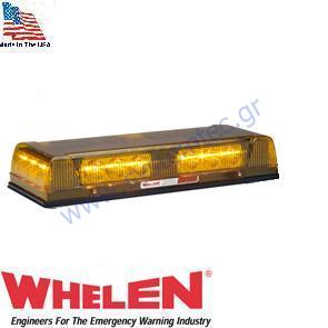  WHELEN Responder LP - Για Σταθερή Εξωτερική Τοποθέτηση Μίνι Μπάρα Φωτισμού LED - Εξι (6) Φωτιστικά LED CON3 - 34 Συχνότητες Αναλαμπών - Made in USA 