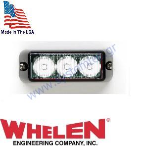  WHELEN RSC03ZCR - Για Σταθερή Εξωτερική Τοποθέτηση Φωτιστικό σώμα LED - Τρία (3) LED με Ενσωματωμένα Κάτοπτρα - 15 Συχνότητες Αναλαμπών - Made in USA 